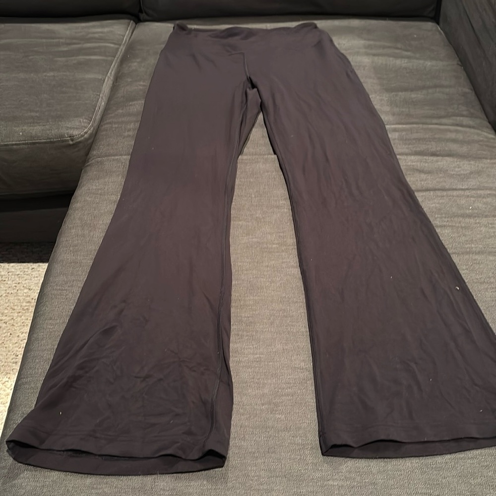Lululemon black wide leg leggings